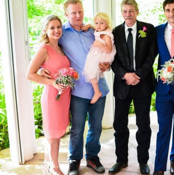 Le Chateau Pink bridesmaid dress size small - Picture 3 of 10